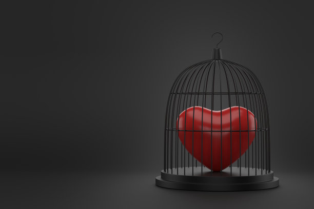 情人节背景设计。3 d渲染。图片下载