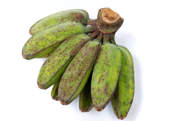 香蕉kepok孤立在白色背景图片下载