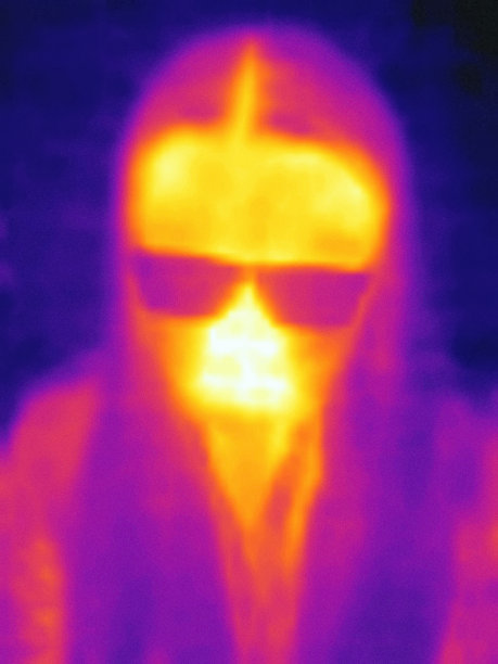 热成像仪的图像。图片下载