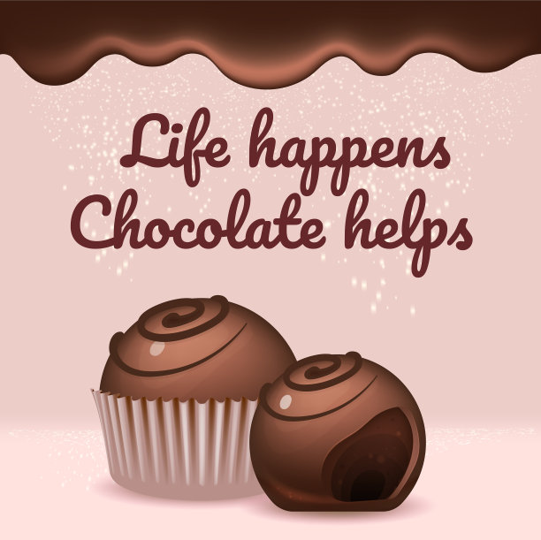 巧克力糖果现实产品社交媒体图片下载