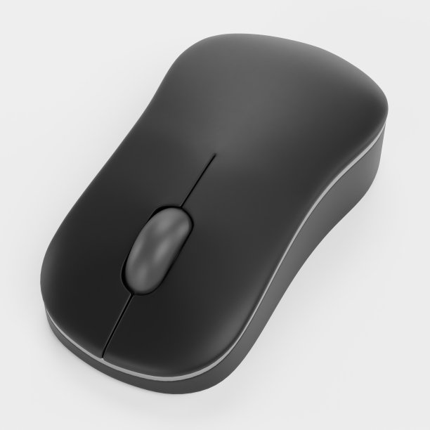 逼真的3D渲染PC鼠标图片下载