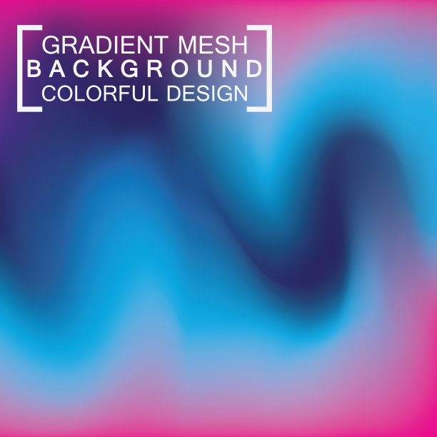 摘要模糊全息梯度网格效应图片下载