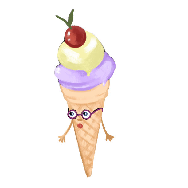 白色孤立背景上的冰淇淋图片下载