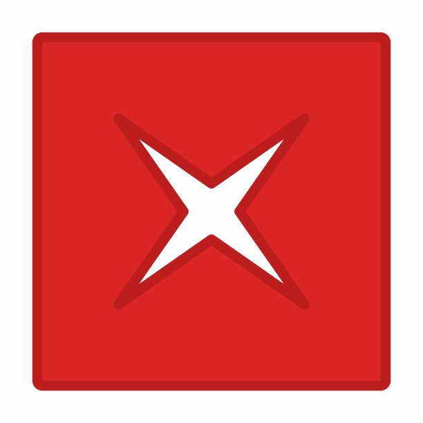 错误的分数，交叉的分数，拒绝，不同意，不，错误，不确定，错误的选择，任务完成，投票。-矢量标记符号为红色。孤立的图标。图片下载