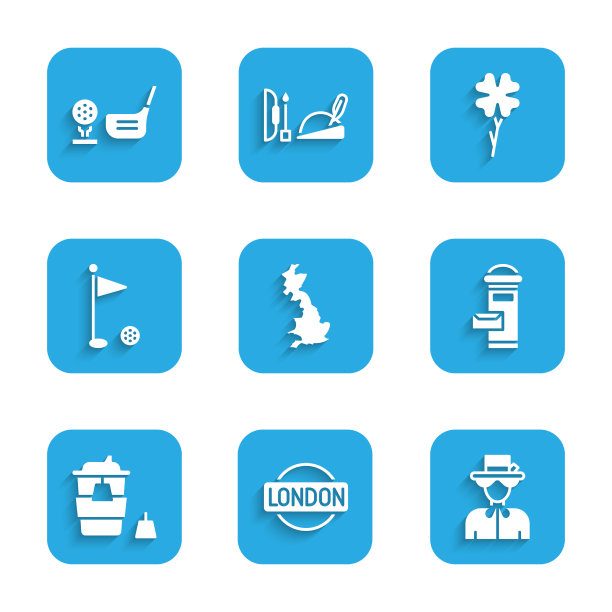 设置英国地图伦敦标志伊丽莎白女王图片下载