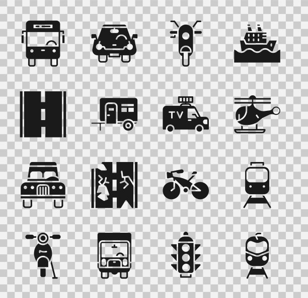 设置火车和铁路直升机滑板房车图片下载