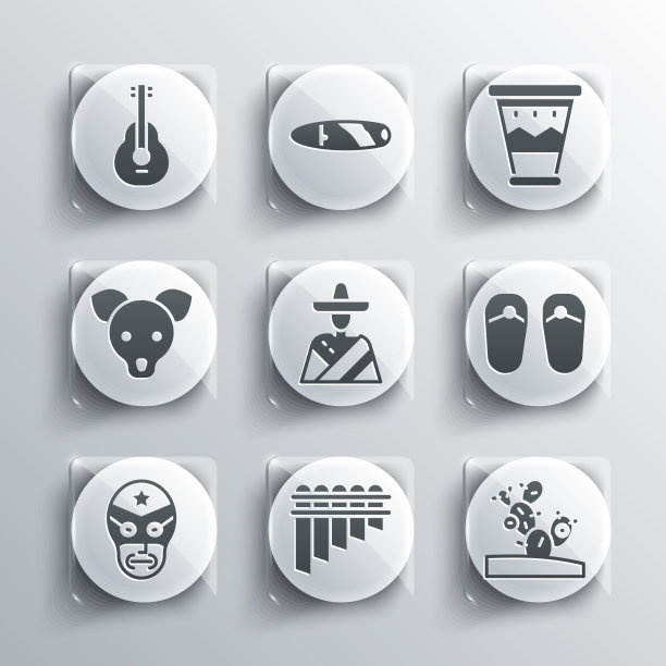 设置排箫仙人掌人字拖墨西哥人图片下载