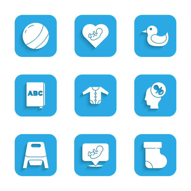 设置婴儿衣服袜子玩偶奶嘴便盆图片下载