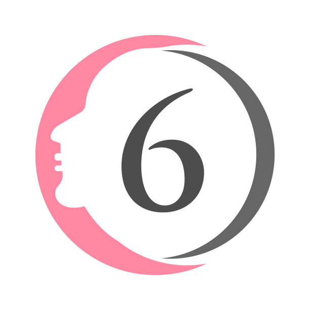信6水疗美容标志模板。美女标志用于图标，品牌，身份，水疗，女性符号图片下载