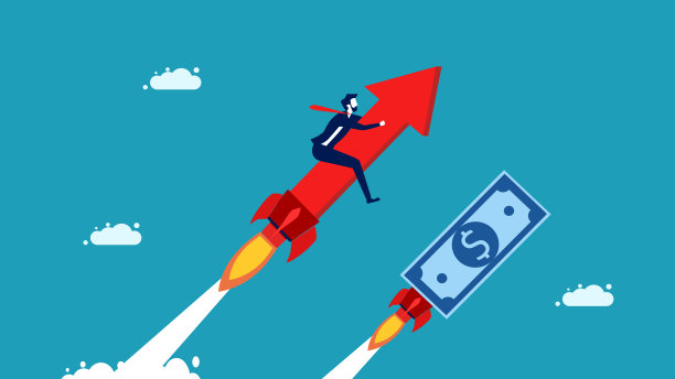 与原材料价格的成本竞争。货币已经暴涨。业务概念向量图片下载