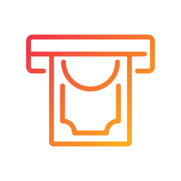 钱提取像素完美梯度线性矢量图标图片下载