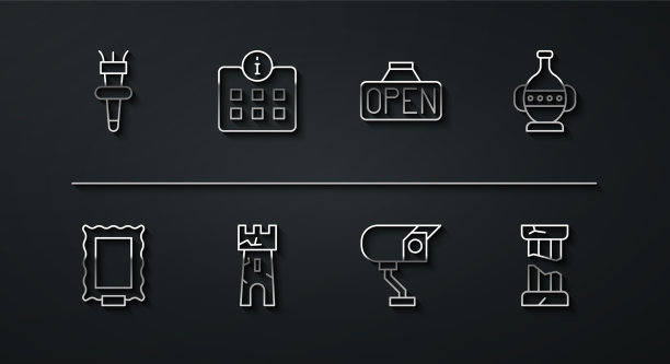 定线火炬火焰图古双耳图片下载