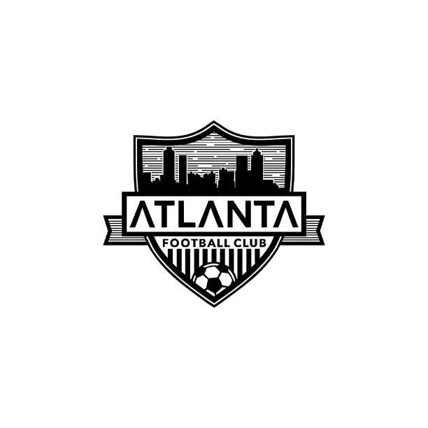 亚特兰大足球俱乐部徽章标志设计图片下载