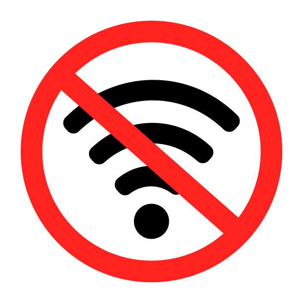 没有Wi-Fi和信号。向量。图片下载