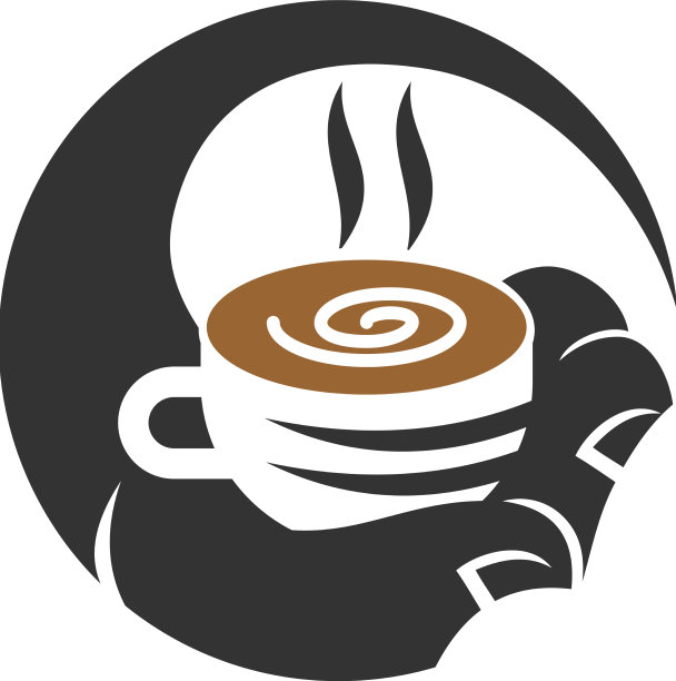 咖啡杯服务手图标品牌标识图片下载