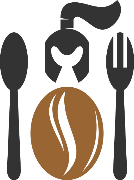 斯巴达咖啡战士的品牌形象图片下载