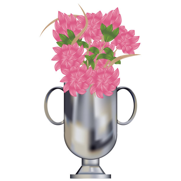 花瓶里漂亮的插花图片下载