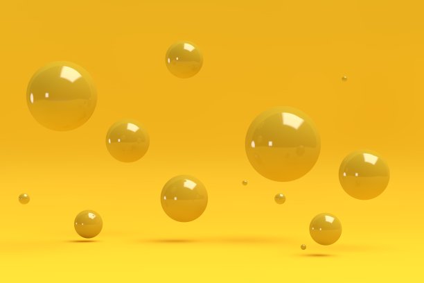 抽象球体的3D渲染图片下载