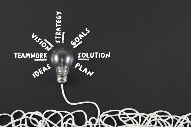 创新理念与灯泡图片下载