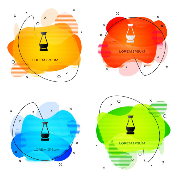 黑色的印第安花瓶图标孤立在白色上图片下载