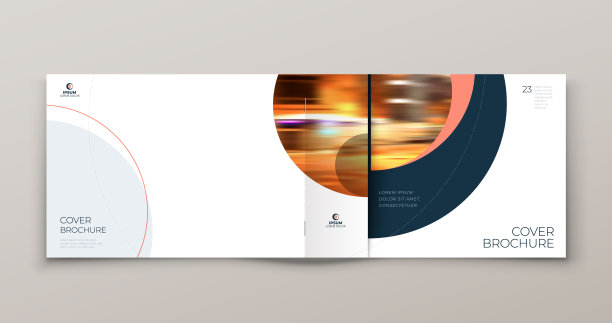 景观覆盖最小珊瑚几何设计。现代抽象背景的横向小册子，布告，报告，海报，传单，横幅等。Eps10向量模板。图片下载