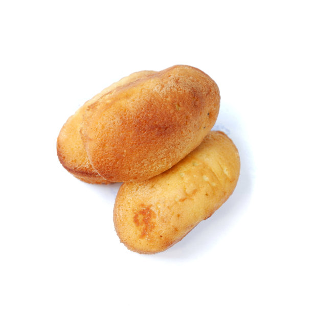 海绵蛋糕孤立在白色背景上图片下载