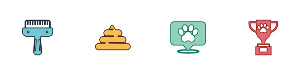 设置毛刷狗和猫屎的位置图片下载