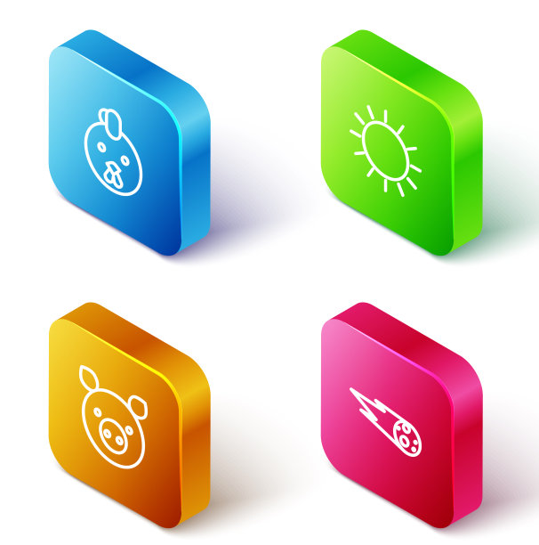 设等距线公鸡生肖太阳猪和图片下载