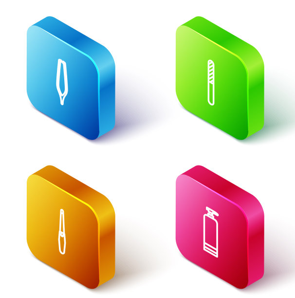 设置等距线眉镊子指甲锉图片下载