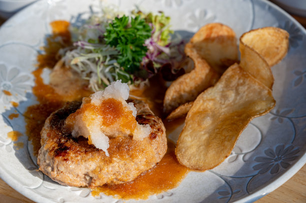 日本风格的汉堡图片下载