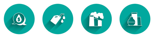 用美元符号筒装油滴图片下载