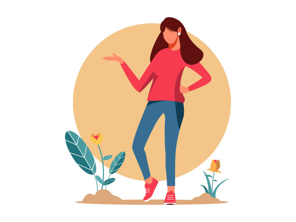 幸福的女人展示图片下载