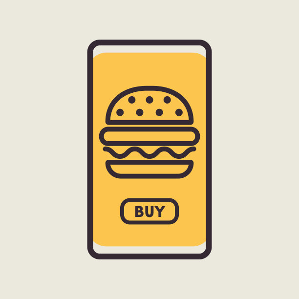 快餐应用送货服务图标图片下载