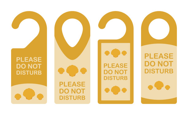 酒店挂签与海贝图片下载