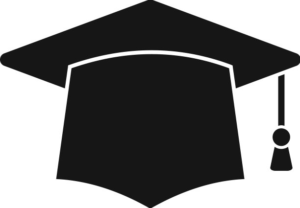 毕业帽图标简单学习考试图片下载