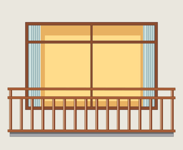 用于装饰的隔离木窗图片下载