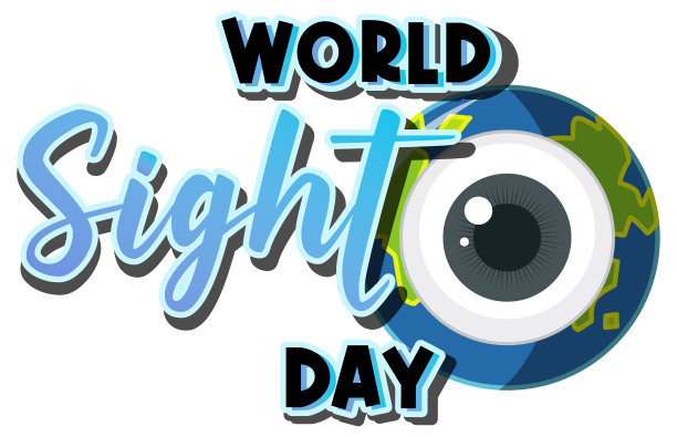 世界视力日概念背景图片下载