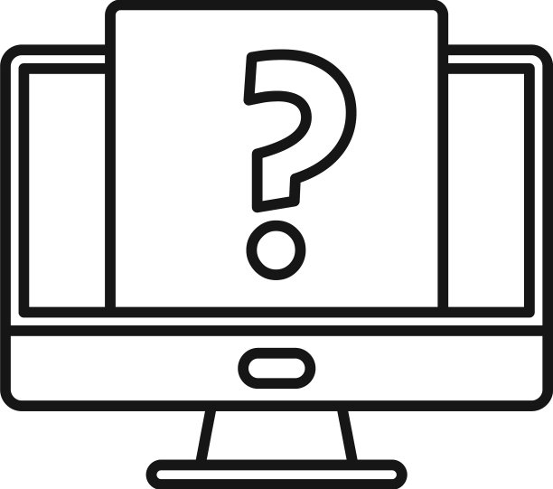电脑申请图标在线表格轮廓图片下载