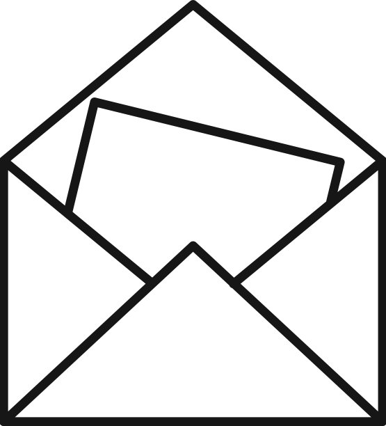 信封卡片图标轮廓发送消息图片下载
