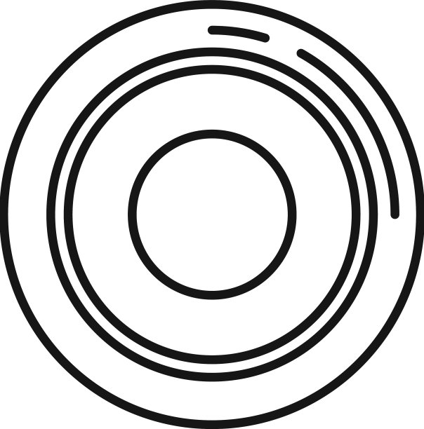 烹饪餐盘图标轮廓图片下载