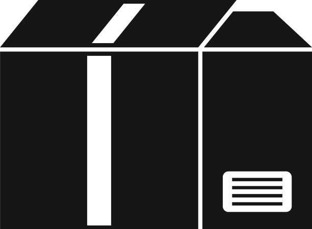 纸盒图标简单送货包裹图片下载