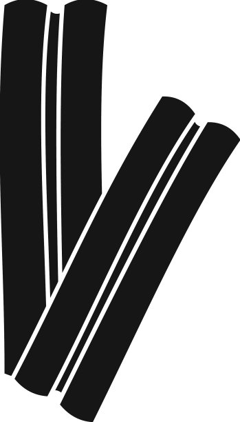 肉桂香料图标简单的canella棒图片下载