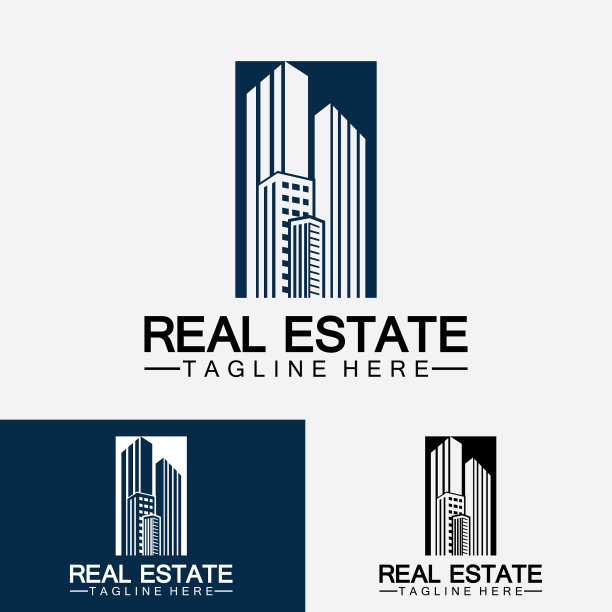 房地产企业标志模板建设图片下载