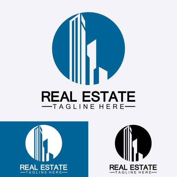 房地产企业标志模板建设图片下载