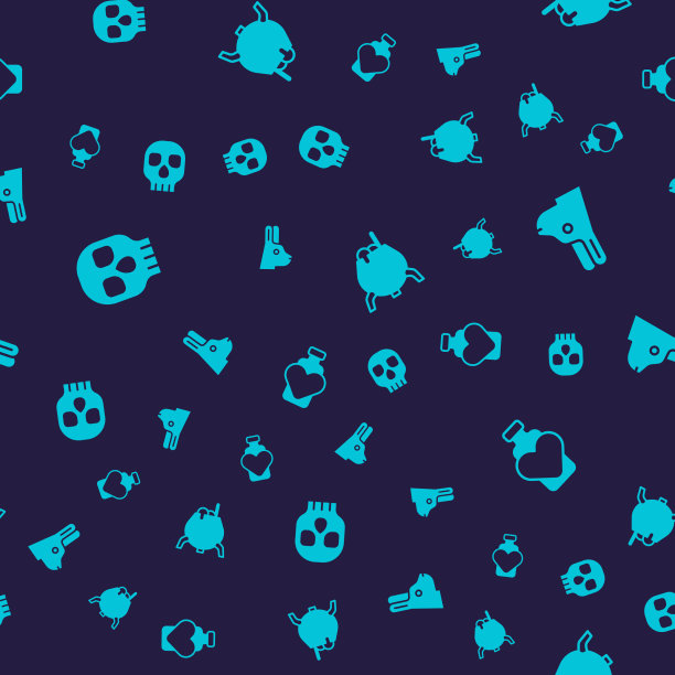 带耳朵的骷髅兔女巫大锅和图片下载