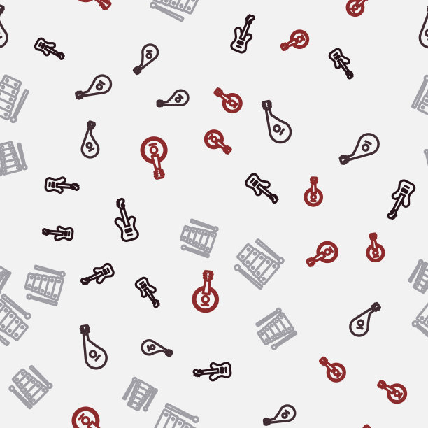 集线电贝斯吉他班杜拉木琴图片下载