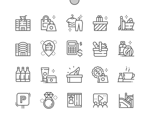 商场服装店购买食品图片下载