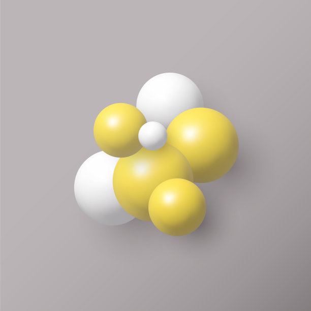 具有动态三维球体的抽象背景图片下载