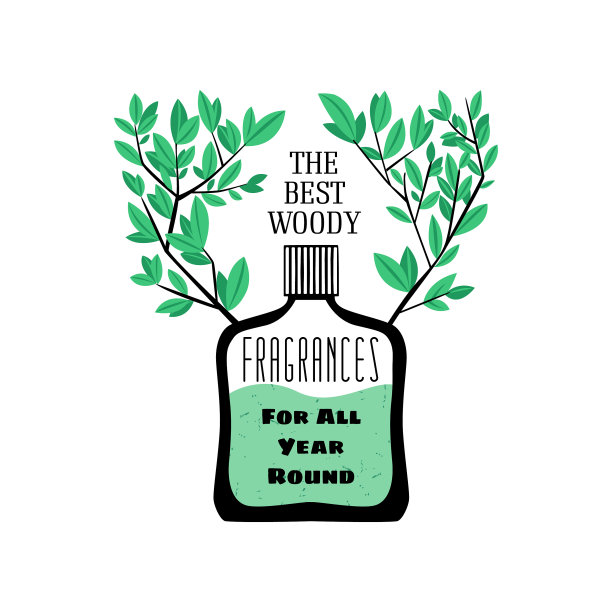 平面图像与玻璃瓶和香水液体图片下载