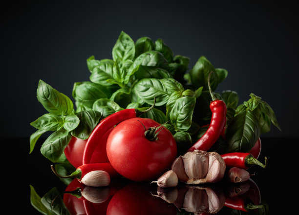 制作番茄酱的原料。图片下载